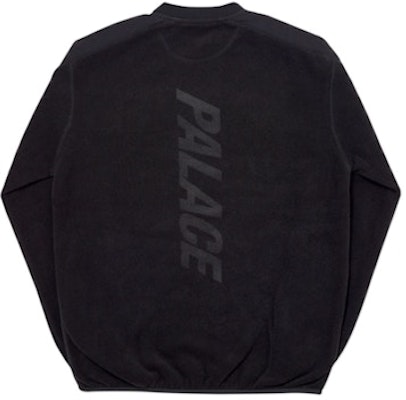 Palace Polartec Lazer Crew Black Order Palace Polartec Lazer Crew Black