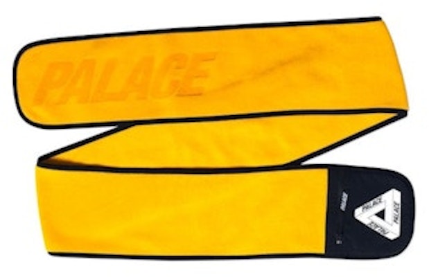 Palace Polartec Lazer Scarf Yellow Buy Palace Polartec Lazer Scarf Yellow