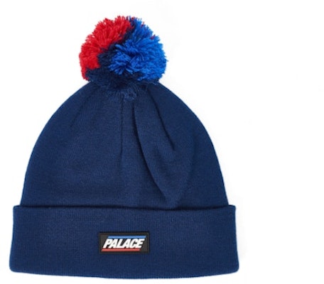 Palace Poppin 彩球海军蓝针织帽 Buy Palace Poppin 彩球海军蓝针织帽