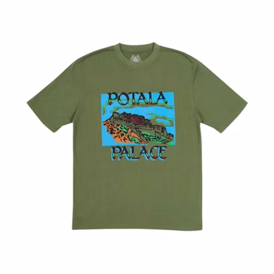 Palace Pot T-Shirt Army Green