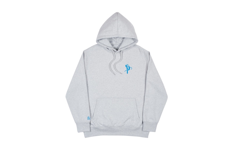 Palace Pound Hood Grey Marl/Blue