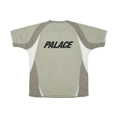 PALACE PRO Jersey Logo Print Rugby Crewneck Short Sleeve Shirt White Unisex. P25ES003