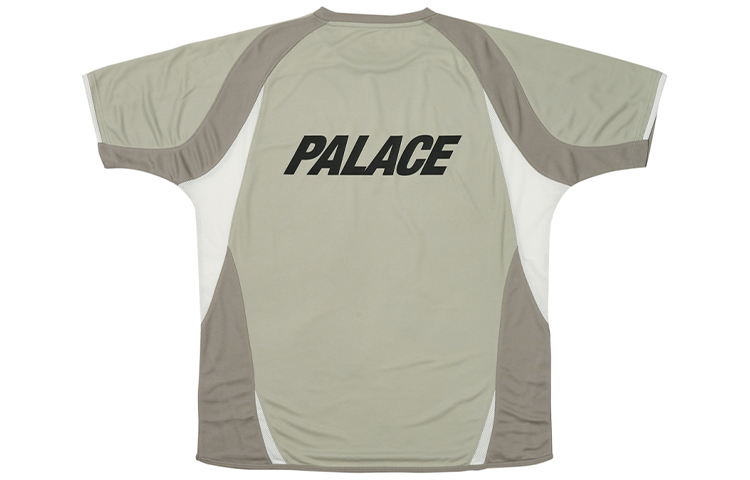 Order パレス プロ ジャージー ロゴ プリント ラグビー クルーネック 半袖 シャツ ホワイト 男女兼用 P25ES003