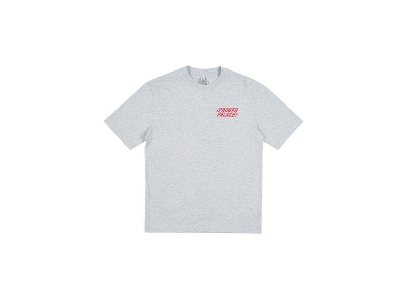 Palace Pronto T-Shirt Grey Marl