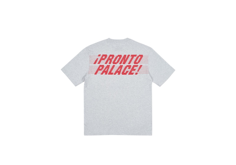 Palace Pronto T-Shirt Grey Marl 圖 2