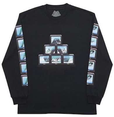 Palace PTV Longsleeve Black Buy Palace PTV Longsleeve Black