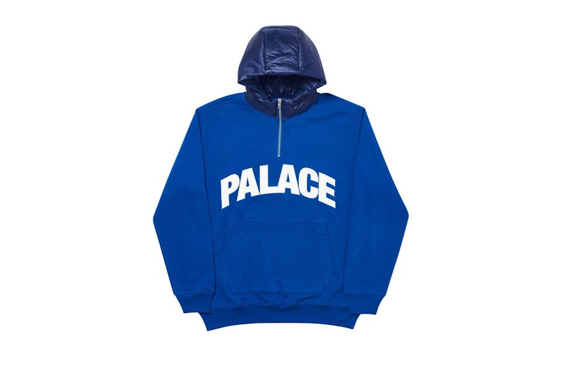 Palace Puffer Hood Blue