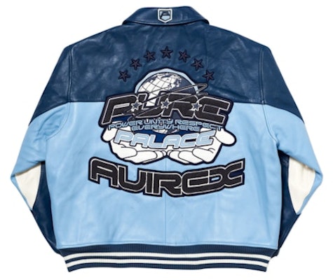 Palace Pure Palace Avirex Jacket Blue Lookbook Palace Pure Palace Avirex Jacket Blue