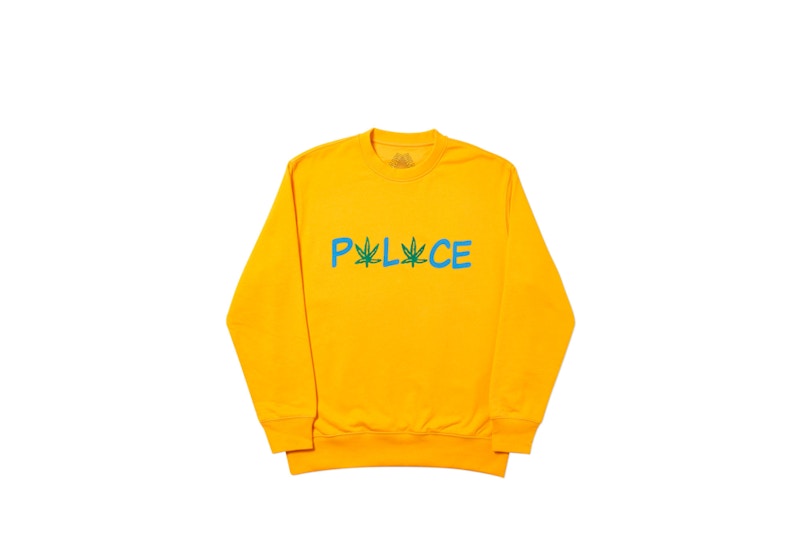 Palace Pwlwce Crew Yellow