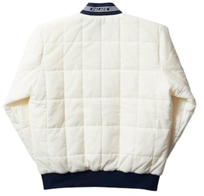 Palace Q-Bomber 夹克 白色/藏青色 Order Palace Q-Bomber 夹克 白色/藏青色