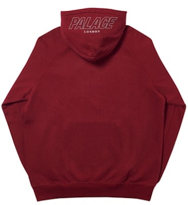Palace Q-Zip Hoodie Merah Wine Order Palace Q-Zip Hoodie Merah Wine