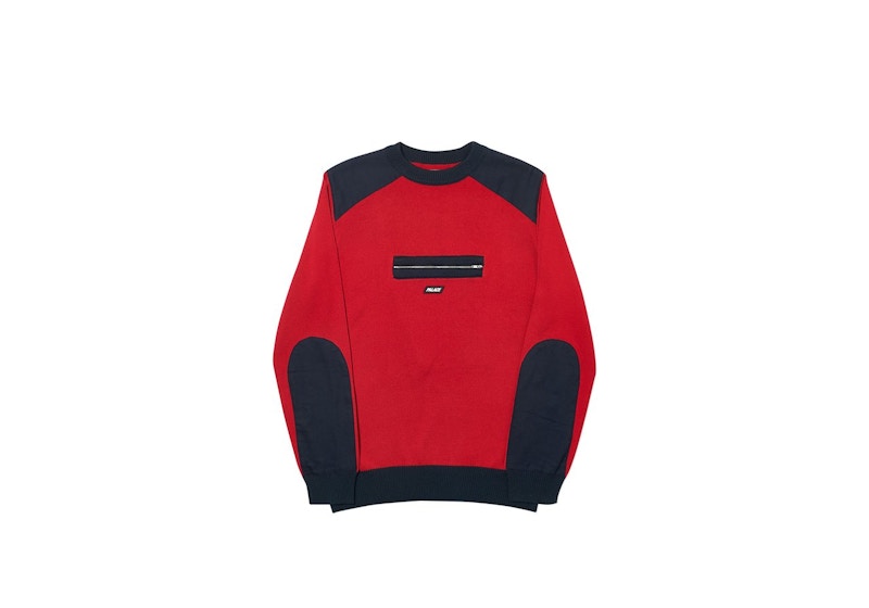 Palace Quart Zip Red