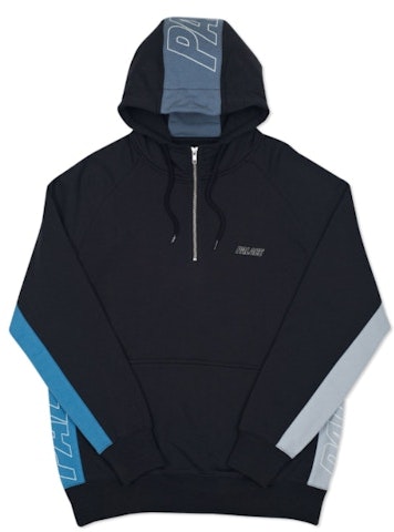 palace-quarter-zip-hood-black