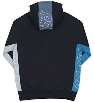 Palace 黑色四分拉链连帽卫衣 Order Palace 黑色四分拉链连帽卫衣