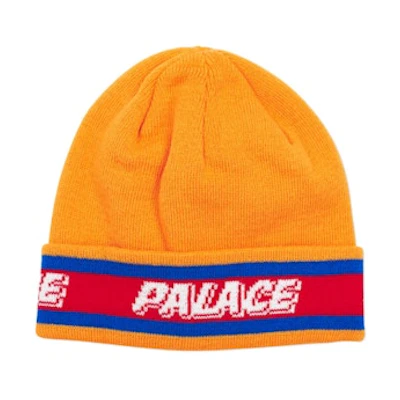 Palace R-Stripe Beanie Orange