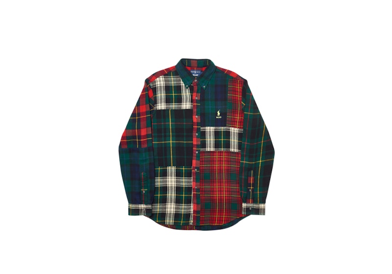 Palace Ralph Lauren BD Shirt Pieced Flannel Plaid Multi