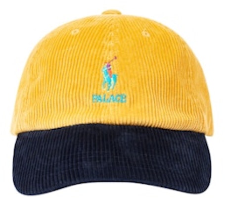 Palace Ralph Lauren Corduroy Classic Polo Cap Palazzo Yellow/Aviator Navy Order Palace Ralph Lauren Corduroy Classic Polo Cap Palazzo Yellow/Aviator Navy