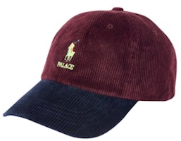 Palace Ralph Lauren Corduroy Classic Polo Cap Rich Ruby/Aviator Navy Palace Ralph Lauren Corduroy Classic Polo Cap Rich Ruby/Aviator Navy