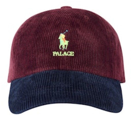 Palace Ralph Lauren Corduroy Classic Polo Cap Rich Ruby/Aviator Navy Order Palace Ralph Lauren Corduroy Classic Polo Cap Rich Ruby/Aviator Navy