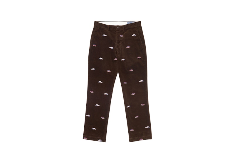 Palace Ralph Lauren Embroidered Cord GTI Chino Mohican Brown