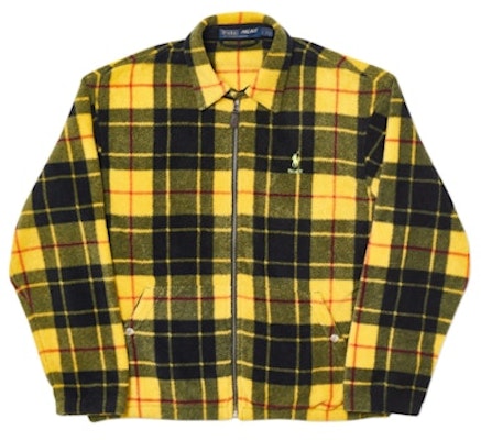 Palace Ralph Lauren Polar Fleece Harrington Yellow Plaid Buy Palace Ralph Lauren Polar Fleece Harrington Yellow Plaid