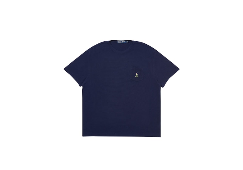 Buy Kaos Saku Bertekstur Palace Ralph Lauren Biru Dongker