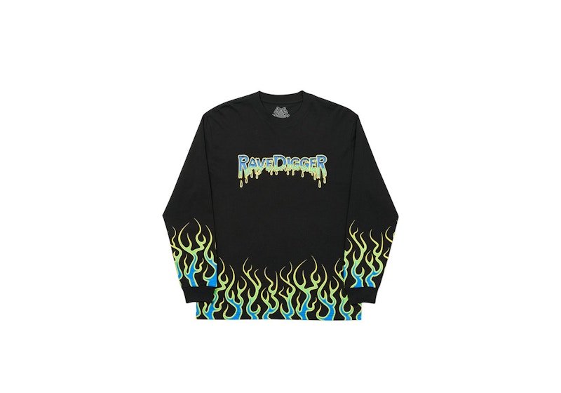 Buy Palace Ravedigger Camiseta Manga Larga Negra