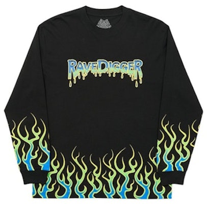 Palace Ravedigger Camiseta Manga Larga Negra Buy Palace Ravedigger Camiseta Manga Larga Negra