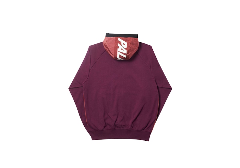 Palace Re-Spinder Tech Zip Hood Burgundy 圖 2