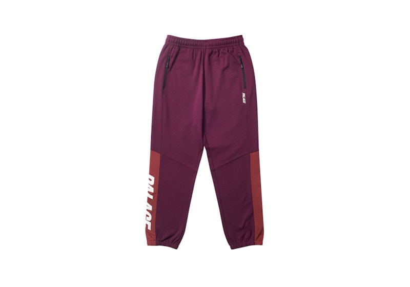 Palace Re-Sponder Tech Joggers Burgundy