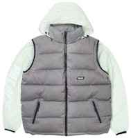 Palace Reacto Puff Zip Off Jacket Black Palace Reacto Puff Zip Off Jacket Black