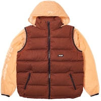 Palace Reacto Puff Zip Off Jacket Orange Palace Reacto Puff Zip Off Jacket Orange
