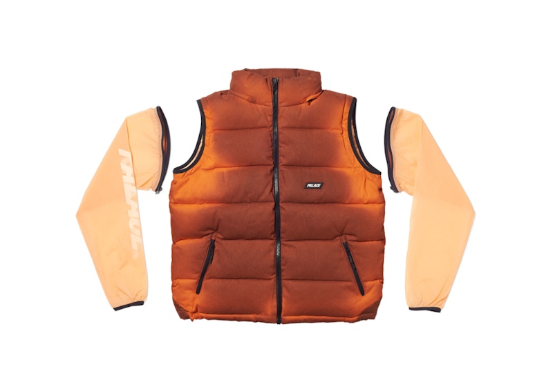 Order Jaket Zip Off Palace Reacto Puff Orange