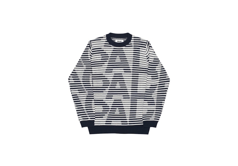 Palace Rep Knit Black/White