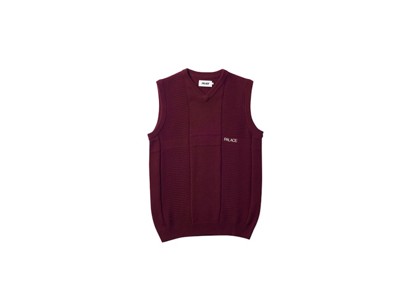 Palace Retire Flex Knit Burgundy
