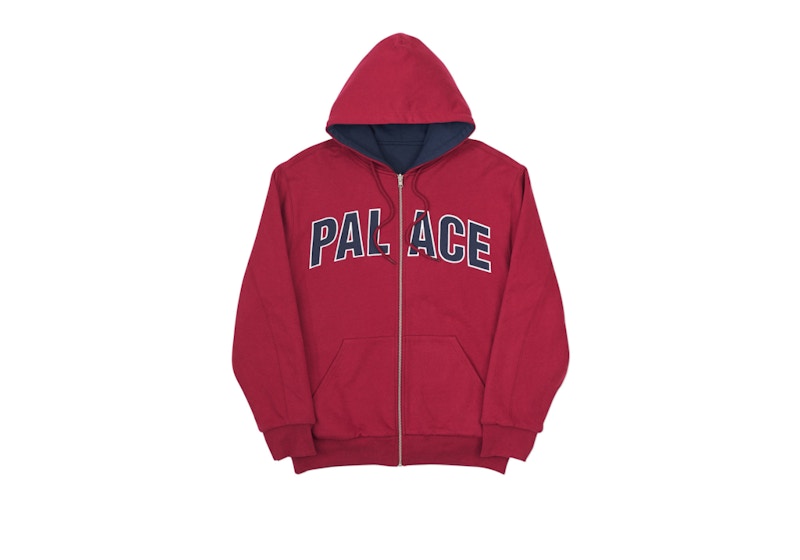 Palace Reversible 900g Tonka Hood Beet Red/Navy