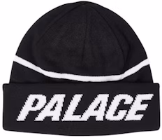 Palace Reversible Beanie Black/White Palace Reversible Beanie Black/White