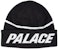 Palace Reversible Beanie Black/White