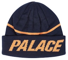 Palace Reversible Beanie Navy/Orange Palace Reversible Beanie Navy/Orange