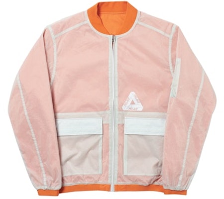 Palace Jaket Bomber Reversible Overlay Oranye Buy Palace Jaket Bomber Reversible Overlay Oranye