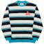 Buy Palace Ribbed For Pleasure Crew Marl/Teal/Hitam