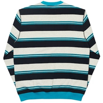 Palace Ribbed For Pleasure Crew Marl/Teal/Hitam Order Palace Ribbed For Pleasure Crew Marl/Teal/Hitam