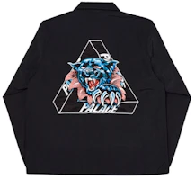 Order Palace Ripped Coach Jacket Black