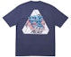 Order Palace Ripped T-Shirt Navy