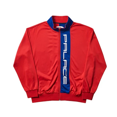 Palace Ritual Track Top Hibiscus/Blue