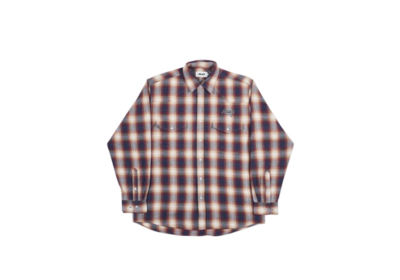 Buy Palace Rodeo Shirt Red/Grey