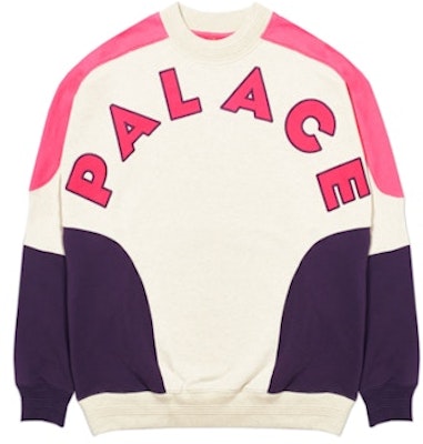 Palace Roundhouse 2 Da Face Crew Grey/Pink Buy Palace Roundhouse 2 Da Face Crew Grey/Pink
