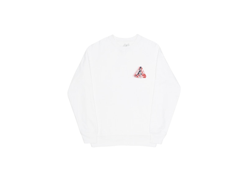 Palace Running Tings Crew White