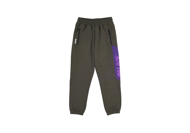 Palace S-Layer Track Joggers Olive/Purple