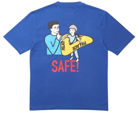 Palace Safe T-Shirt Blue Order Palace Safe T-Shirt Blue